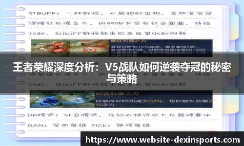 王者荣耀深度分析：V5战队如何逆袭夺冠的秘密与策略